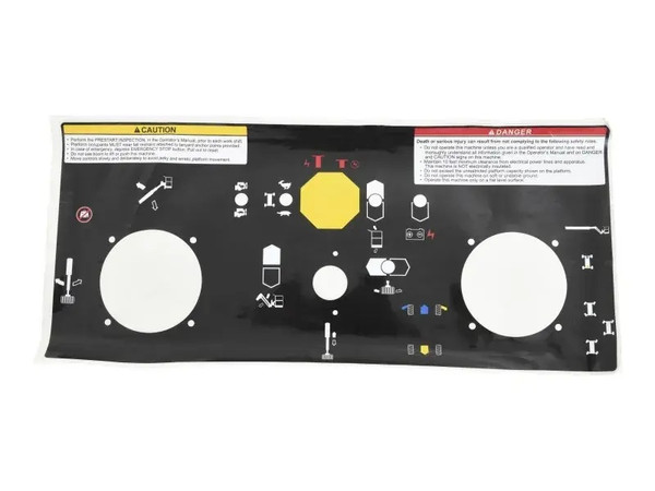 JLG Part # SN0112551 | SN-DECAL, CONTROL BOX, EA