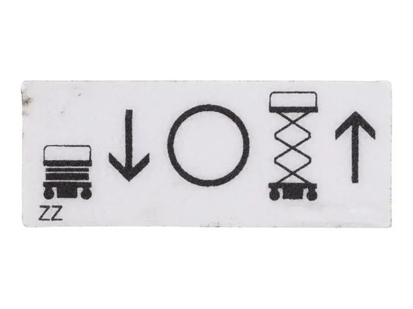 JLG Part # SJ129868 | SJ-DECAL, DOWN/OFF/UP PICT, EA