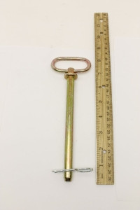 Genie Lift Part # 1267867GT - PIN, HITCH, 1/2 X 5-3/4 Effective Length, Yellow Zinc, EA