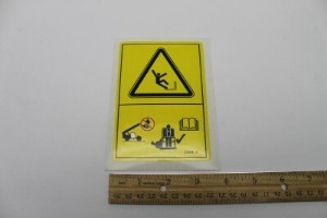 Genie Lift Part # 215648GT - DECAL,FALL HAZARD, EA