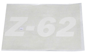 Genie Lift Part # 1258051GT - DECAL, COSMETIC Z-62, EA