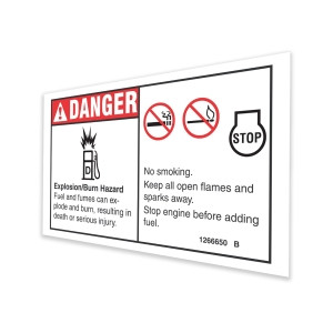 Genie Lift Part # 1266650GT - DECAL,DANGER,NO SMOKING, EA