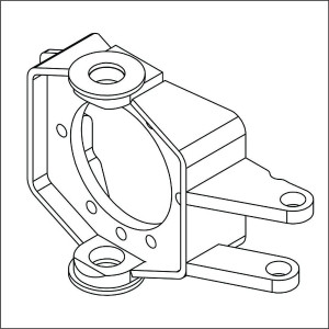 Genie Lift Part # 1262773GT - YOKE ASSY,GRND CNTRL SIDE,GS90, EA