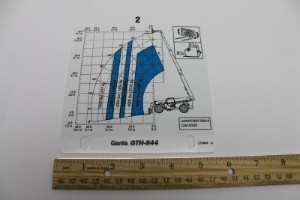 Genie Lift Part # 219648GT - CARD, LOAD RNG, GTH844 ROT, EA