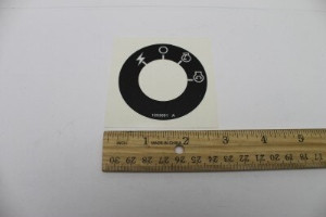 Genie Lift Part # 1253091GT - DECAL,KEY IGNITION,8/10K, EA