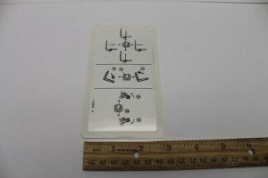Genie Lift Part # 133207GT - DECAL4WAY CONTROLLER,2X5, EA