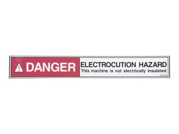 JLG Part # SN0072531 | SN-DECAL, DANGER ELEC HAZARD, EA