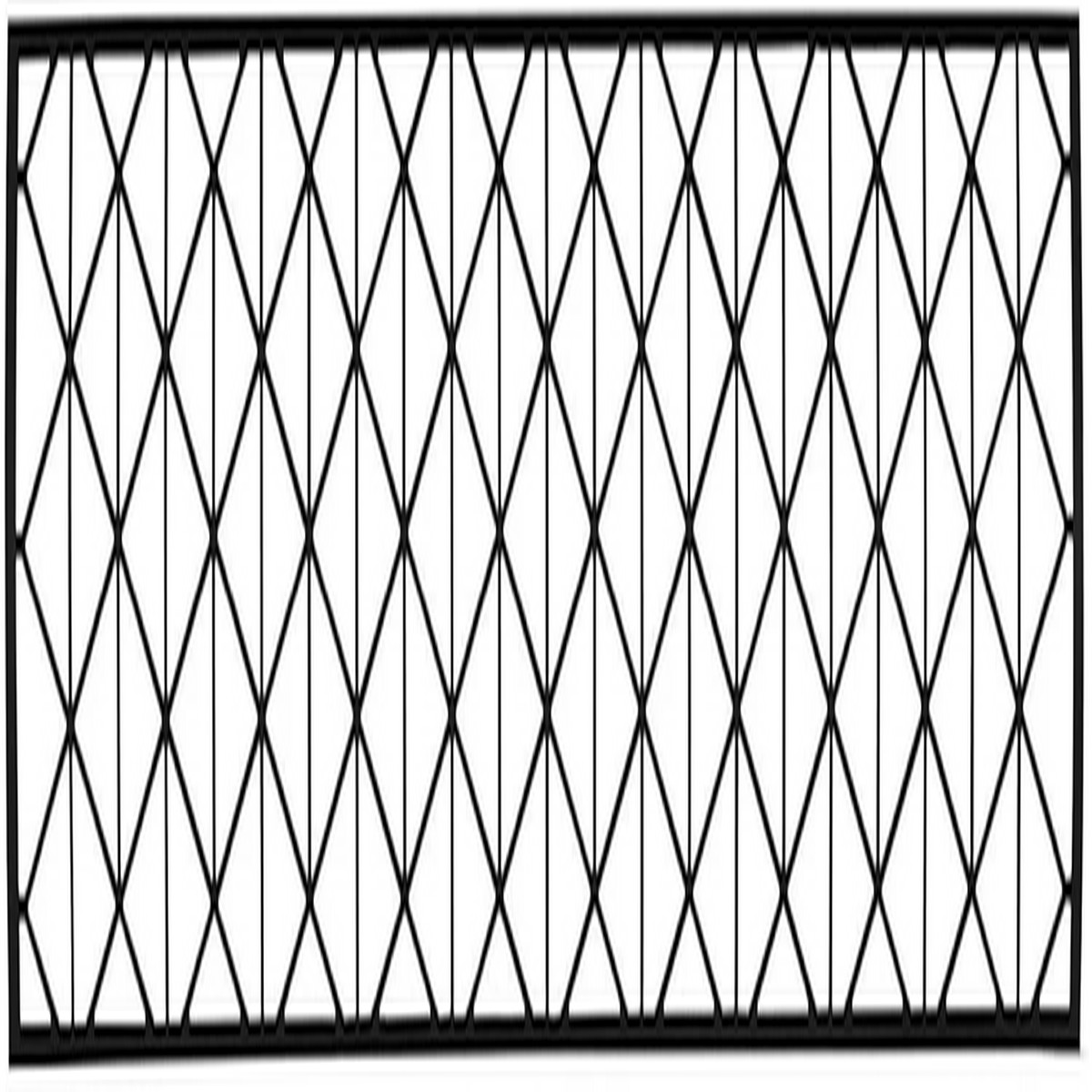 Infratech Contemporary Motif Upgrade Kit, 48", Black | BL1S48