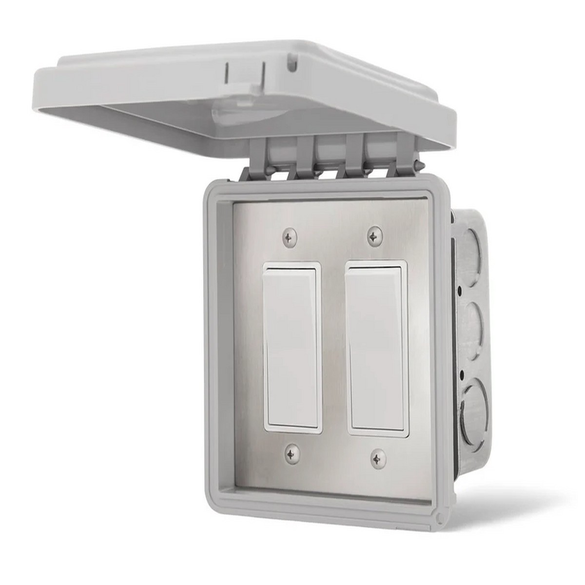 Infratech Dual On/Off Switch Flush Mount & Gang Box | 14 4415