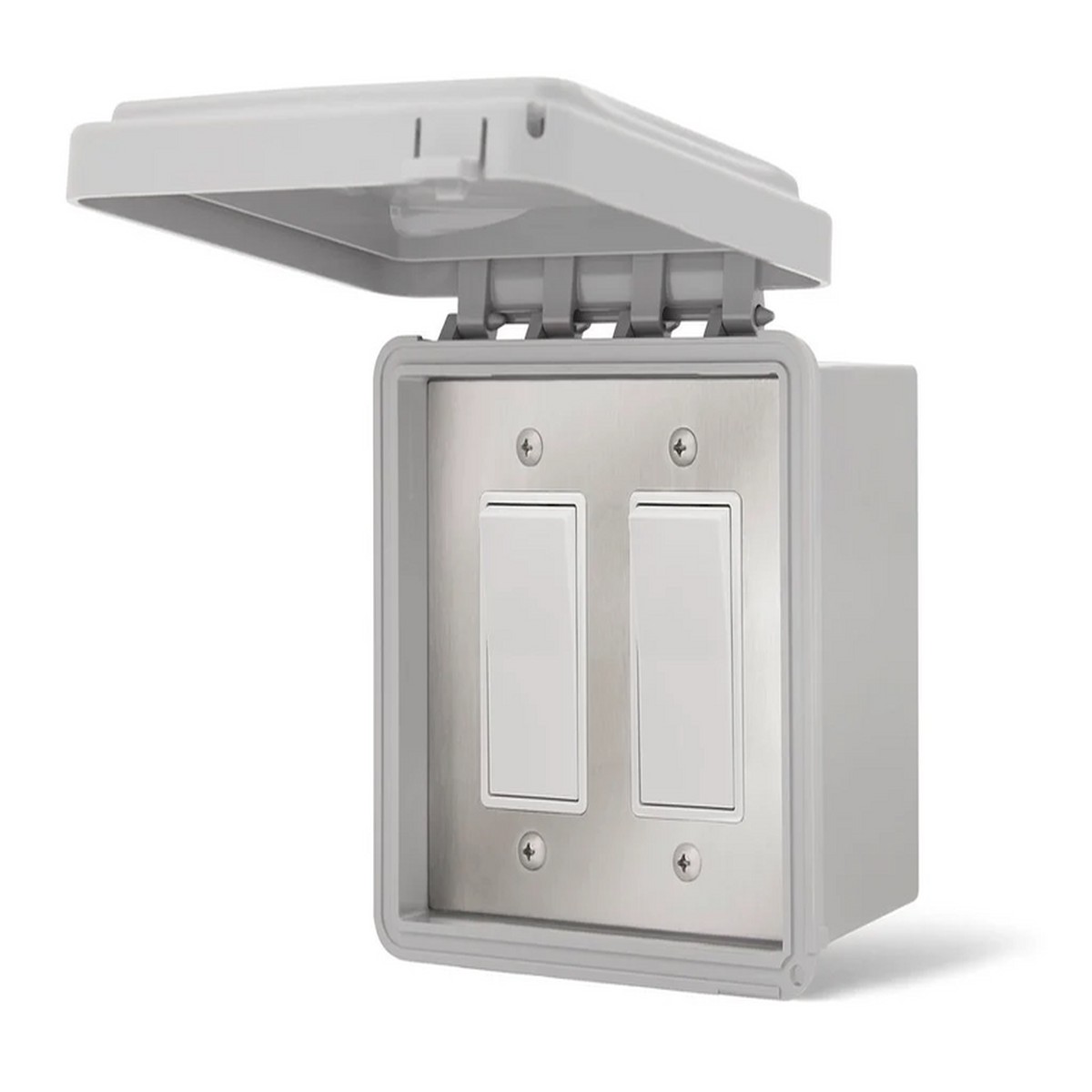 Infratech Dual On/Off Switch Surface Mount & Gang Box | 14 4425