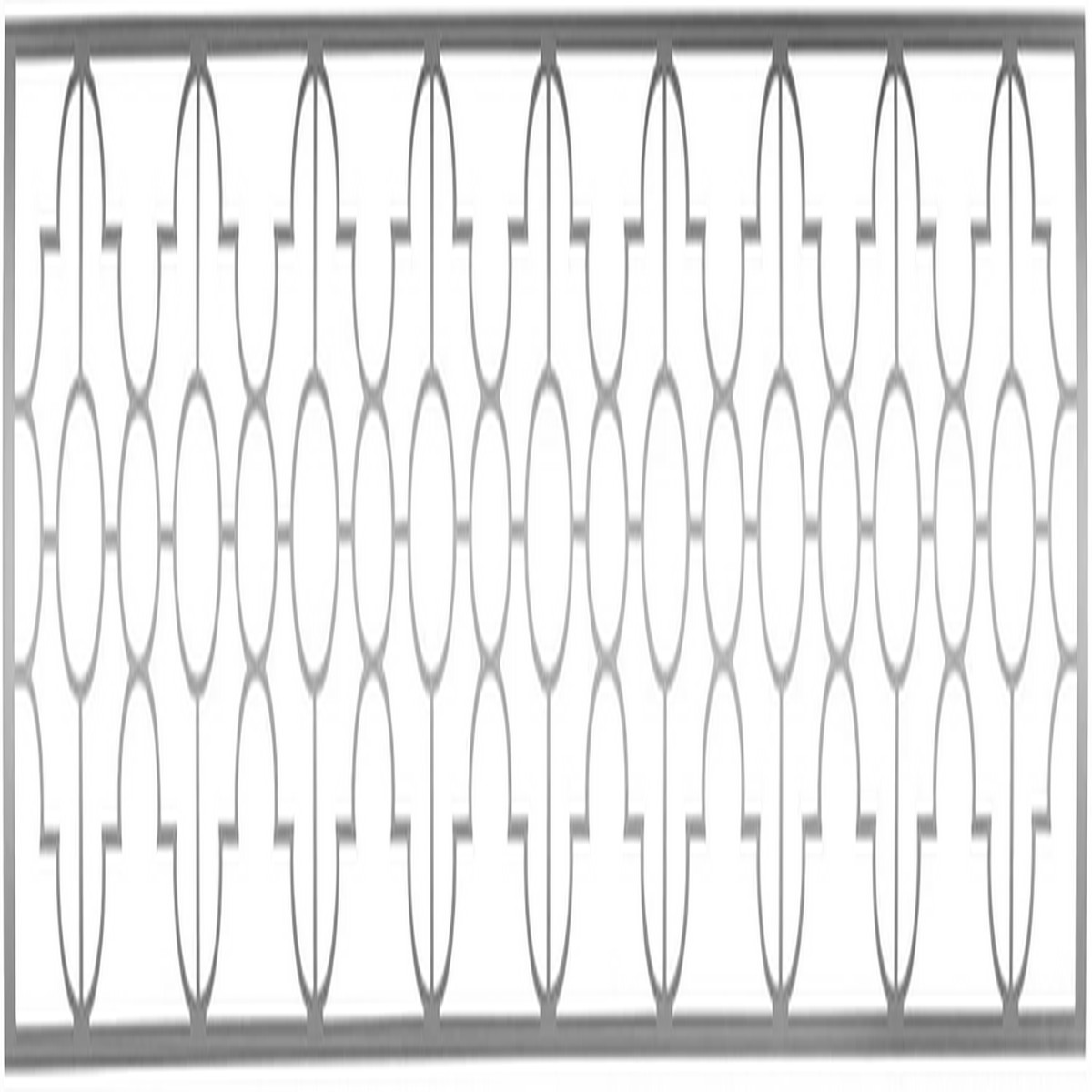 Infratech Mediterranean Motif Upgrade Kit, 61", Stainless Steel | SS3D61