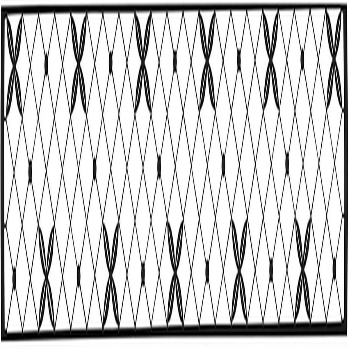 Infratech Traditional Motif Upgrade Kit, 48", Black | BL4D48