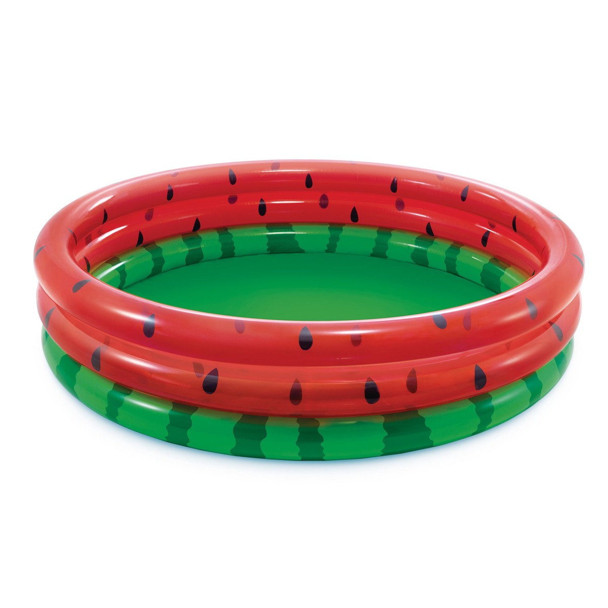 Intex 66-Inch Round Inflatable Outdoor Kids Swimming and Wading Watermelon Pool