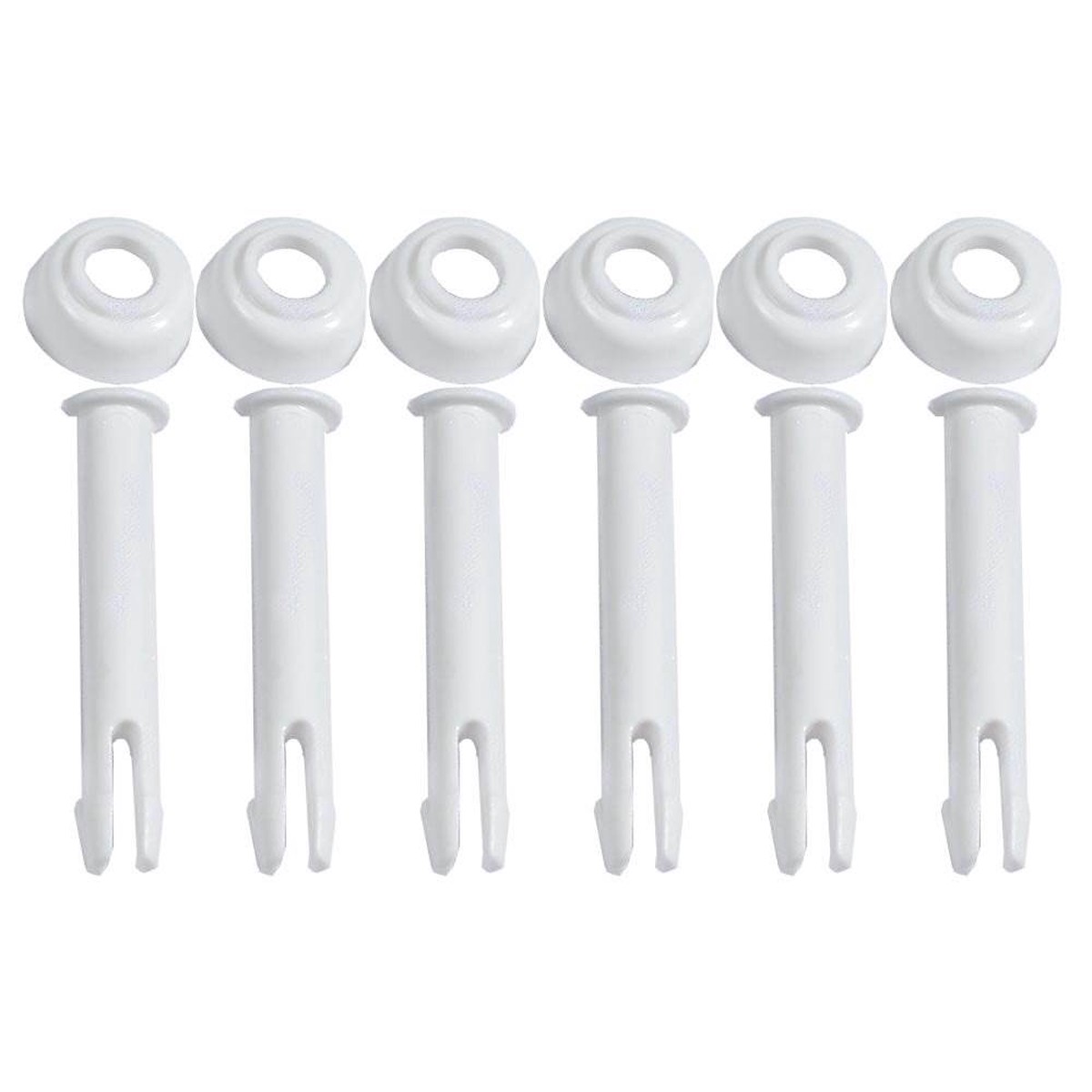Intex Replacement Joint Pin & Seal for 13' - 24' Round Metal Frame Pools, 6 Pack