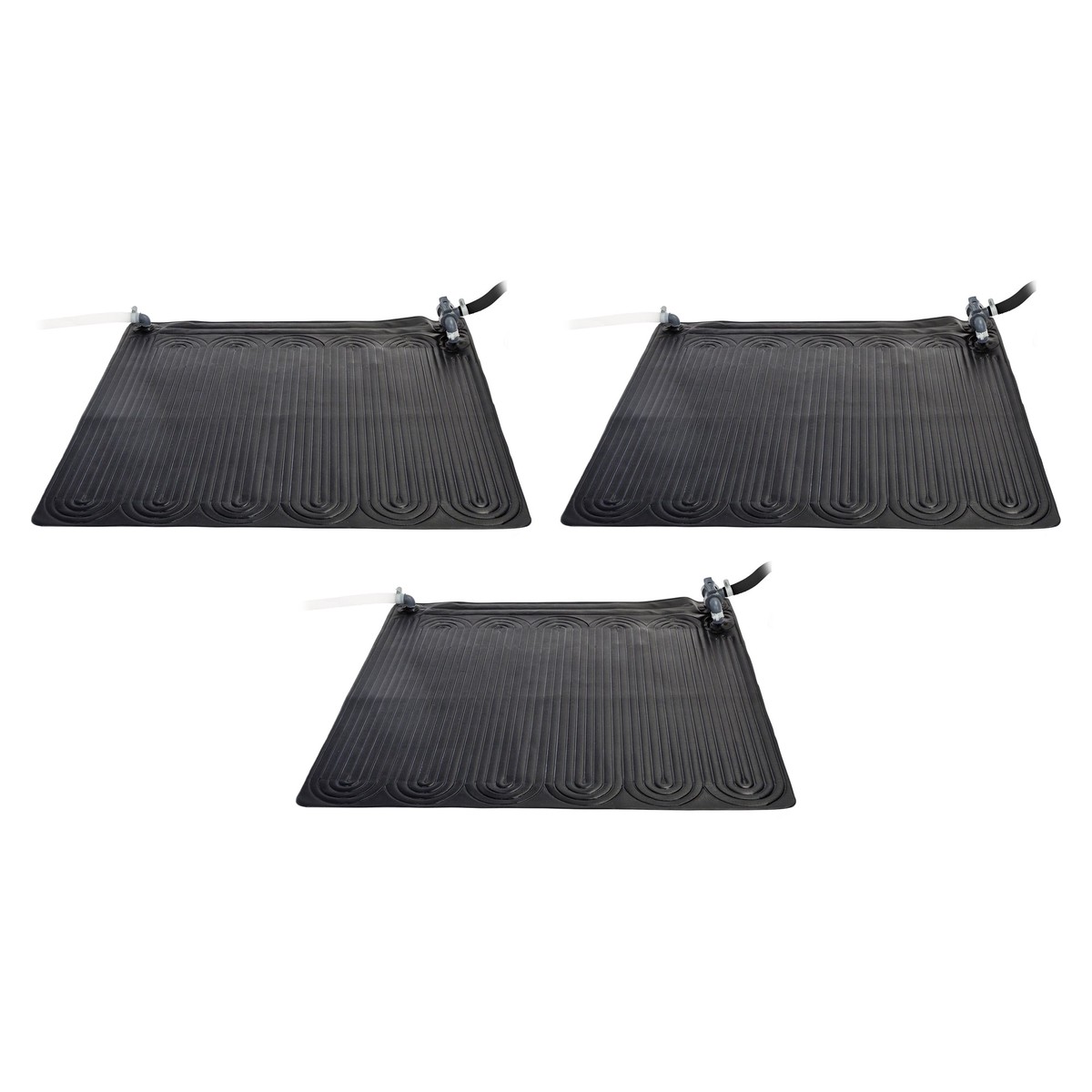 INTEX Solar Water Heater Mat for Above Ground Swimming Pool, Black (3 Pack)