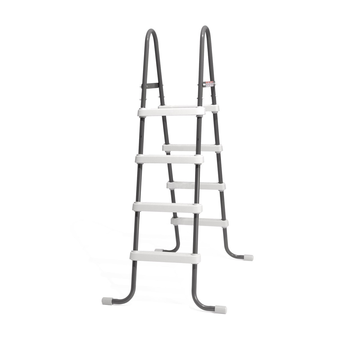 Intex Steel Frame Above Ground Swimming Pool Ladder for 48 Inch High Wall Pools