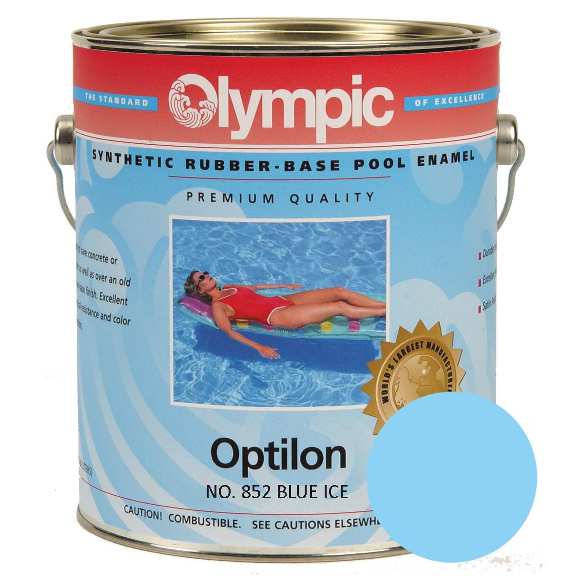 Kelley Technical Coatings Olympic Synthetic Rubber Base Enamel, Blue Ice | 852G