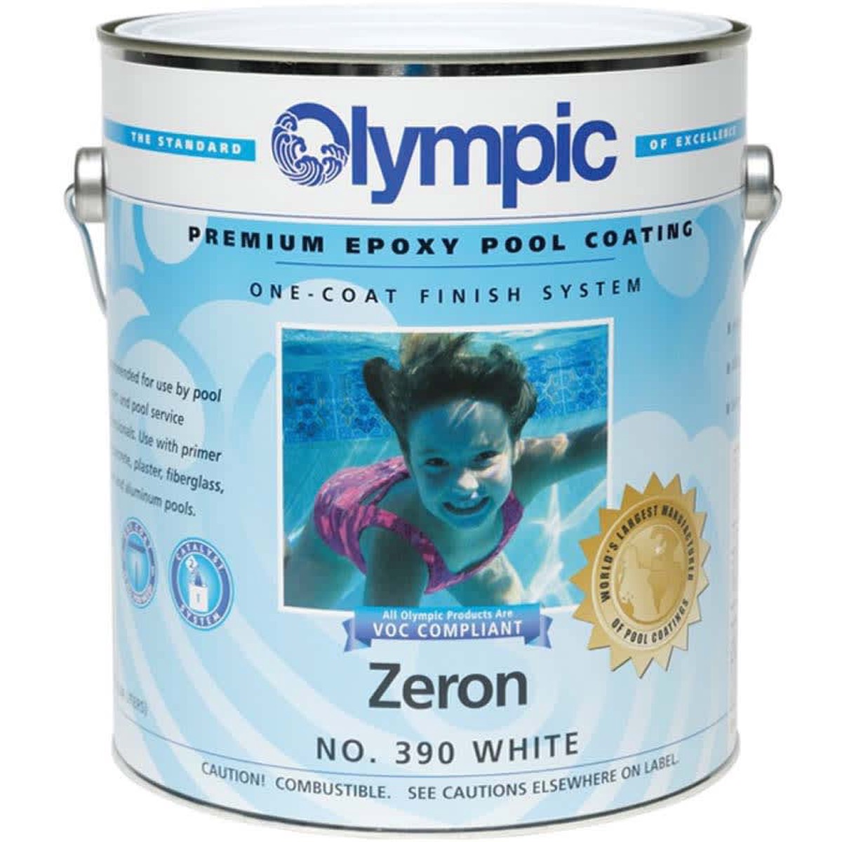 Kelley Technical Coatings Olympic Zeron Heavy Duty Coating, White, 1 gal | 390