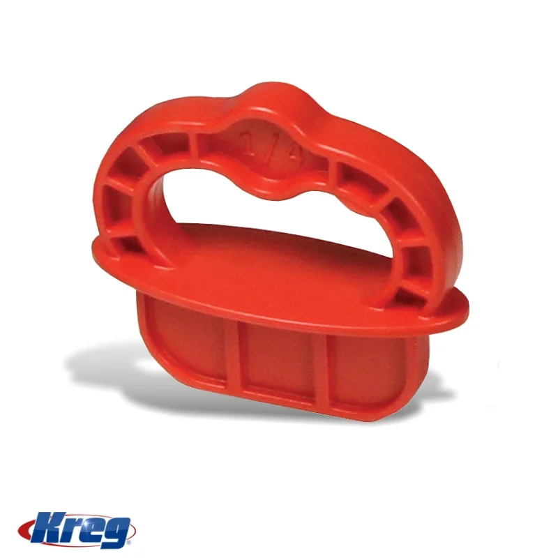 KREG DECK JIG SPACER RING 1/4′ 12PC RED