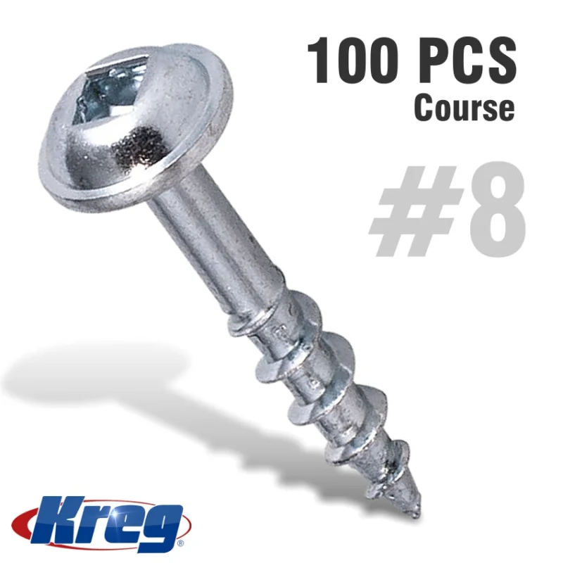 KREG POCKET HOLE SCREWS 1′ COARSE -100CT