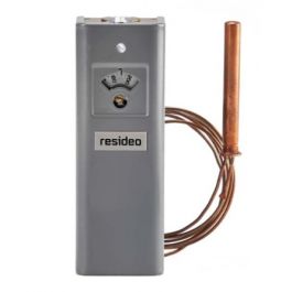 Resideo L4008A1130 Aquastat Adjustable Differential Remote Bulb 10' Capillary 130°F-270°F