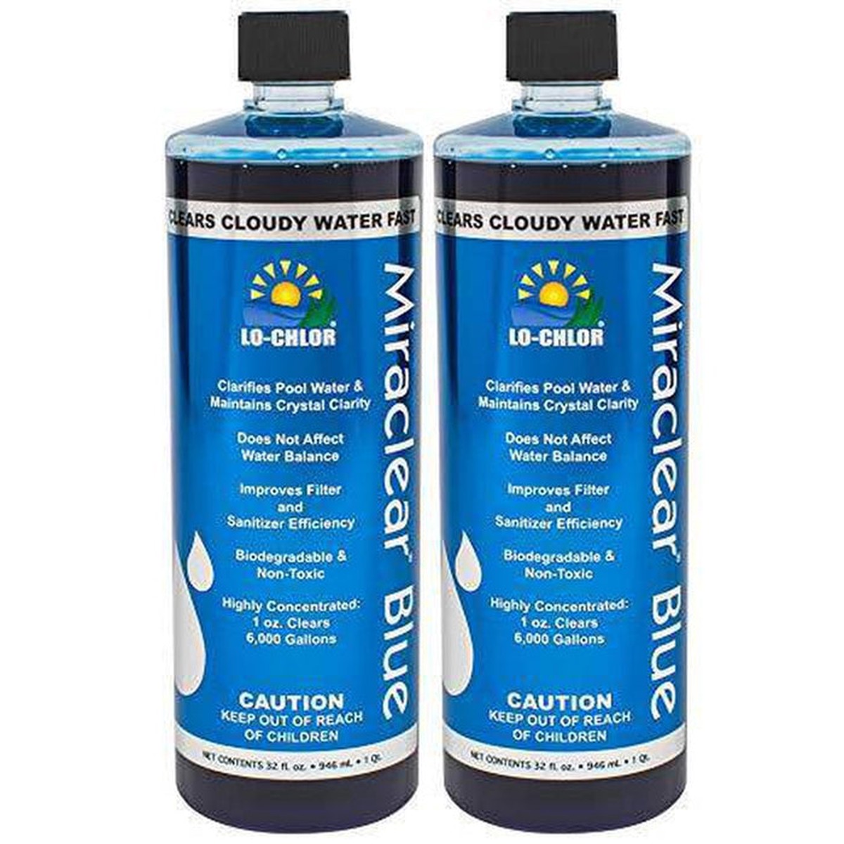 Lo-Chlor Miraclear Blue Clarifier, 2-Pack | MCB001-2