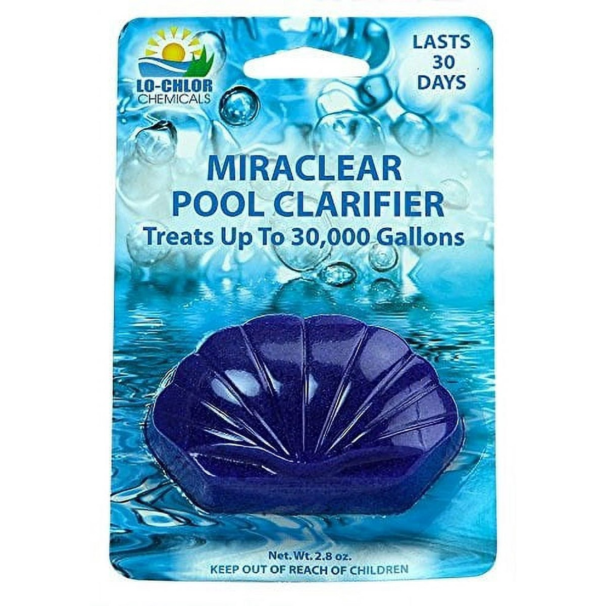 Lo-Chlor Miraclear Clarifier Gel Tab, up to 30,000 Gallons | MCR3030