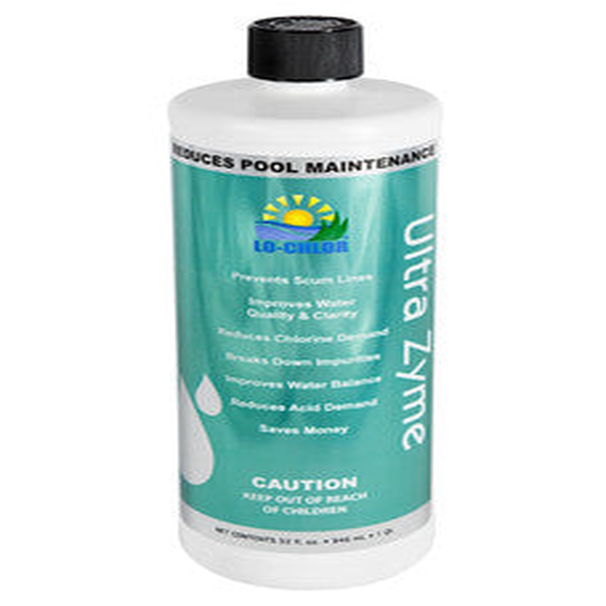 Lo-Chlor Ultra Zyme Enzyme, 1 qt, 12-Pack | UZ008-12
