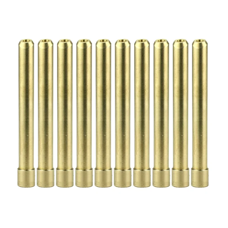 Long Wedge Collet for 17, 18 & 26 Series TIG Torches with Fused Quartz Argon-Saving Configuration