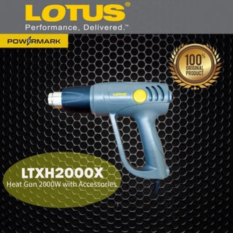 LOTUS LTXH2000X Heat Gun 2000W with Accessories