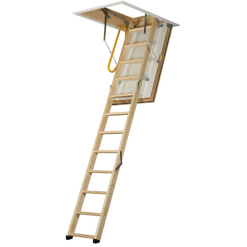 Luxfold 3 Section Wooden Loft Ladder With 87mm Insulated Hatch