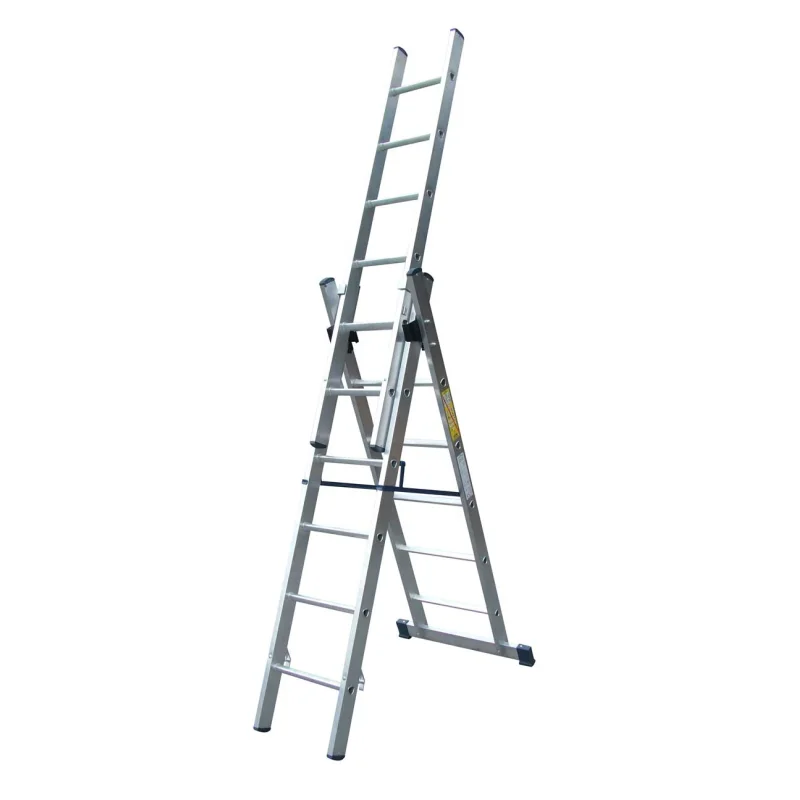 Lyte LCL12 EN131 Professional Combination Ladder – 3 x 12 Rungs