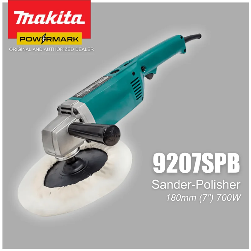 MAKITA 9207SPB Sander-Polisher / Buffing Machine 700W (7) Made in Japan