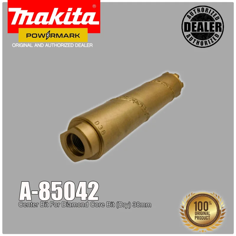 MAKITA A-85042 Center Bit For Diamond Core Bit (Dry) 38mm