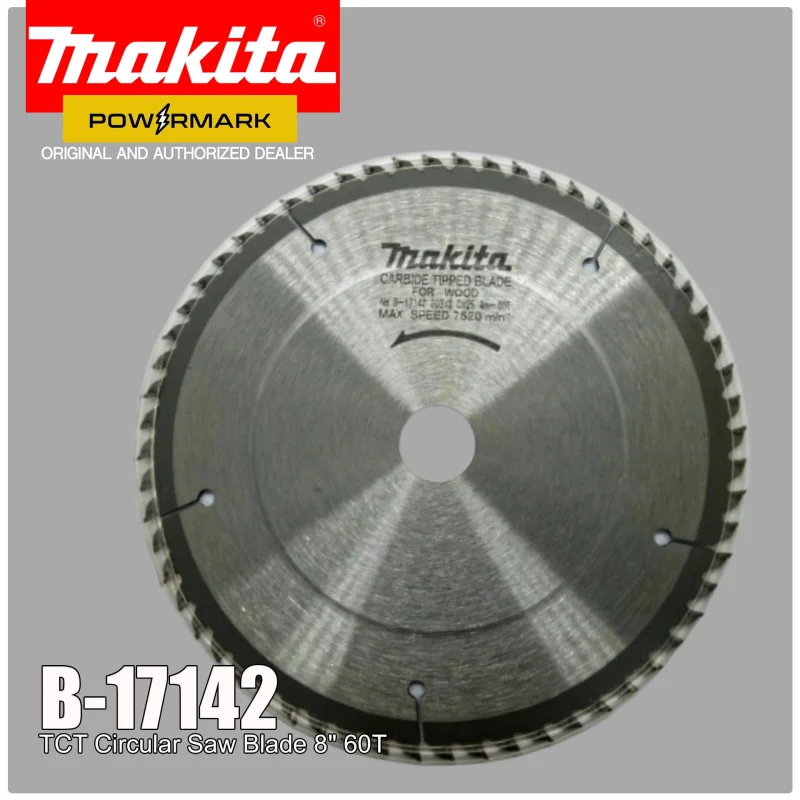 MAKITA B-17142 TCT Circular Saw Blade 8″ 60T