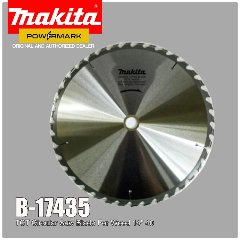 MAKITA B-17435 TCT Circular Saw Blade For Wood 14″ 40T