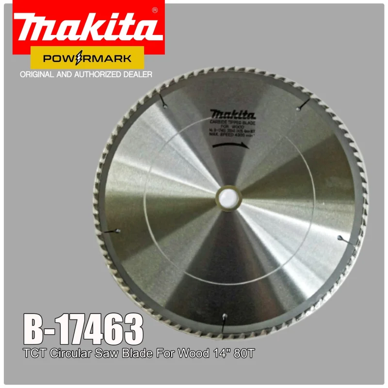 MAKITA B-17463 TCT Circular Saw Blade For Wood 14″ 80T