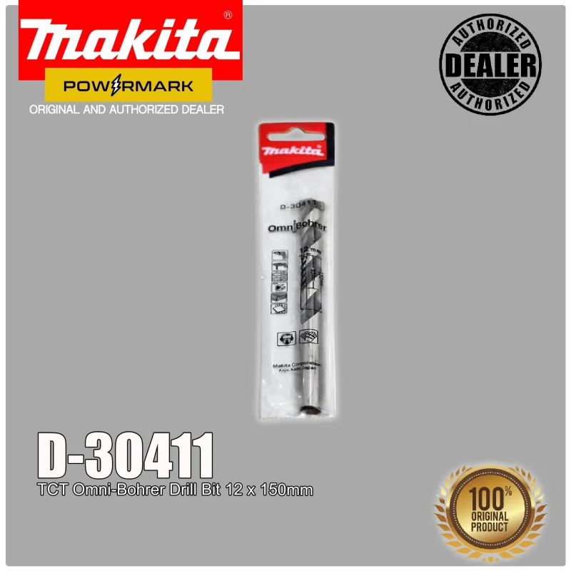 MAKITA D-30411 TCT Omni-Bohrer Drill Bit 12 x 150mm