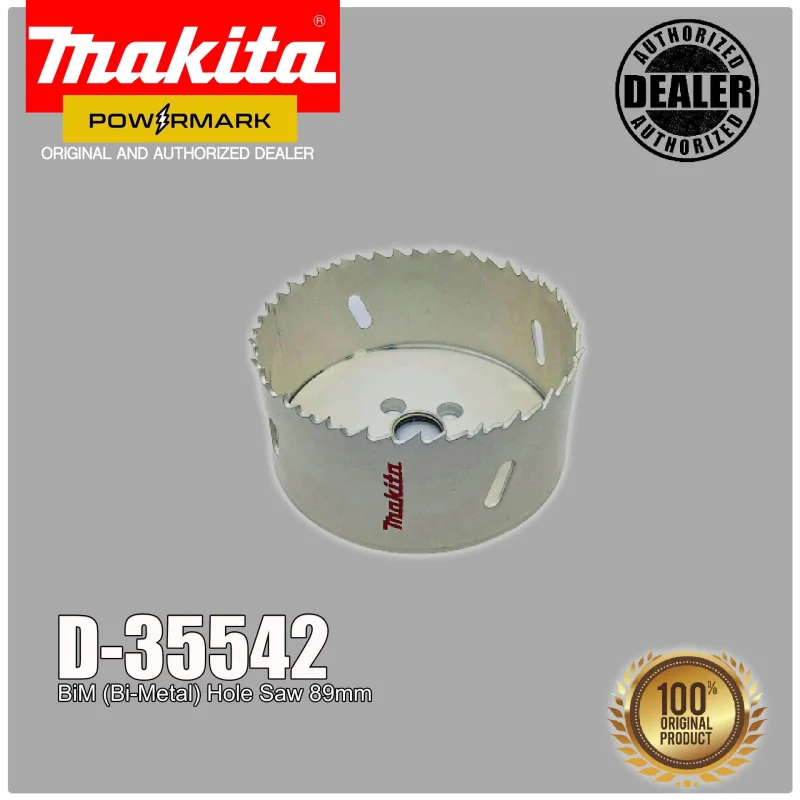 MAKITA D-35542 BiM (Bi-Metal) Hole Saw 89mm