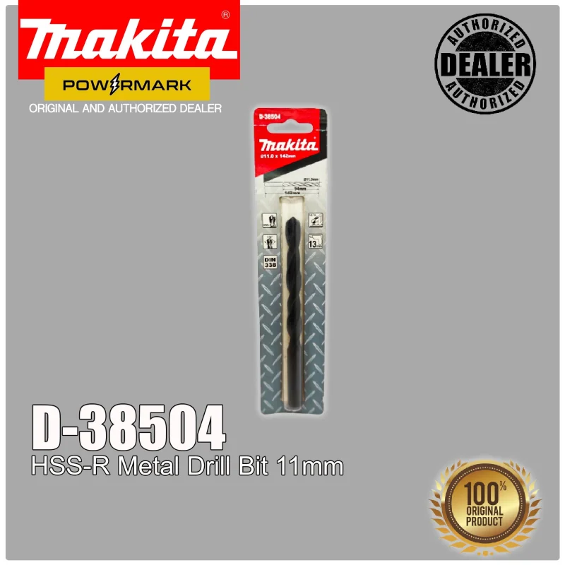 MAKITA D-38504 HSS-R Metal Drill Bit 11mm