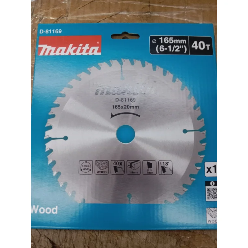 MAKITA D-81169 Circular Saw Blade for Wood 40T (new model)