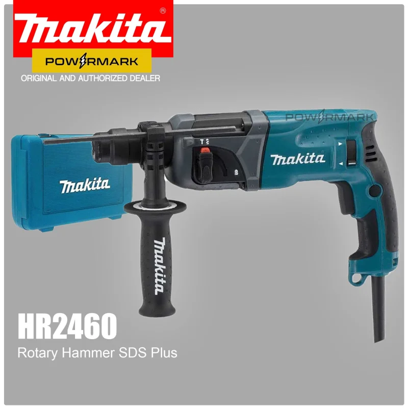 MAKITA HR2460 2.4 J Rotary Hammer, SDS-PLUS Shank 780W (15/16)