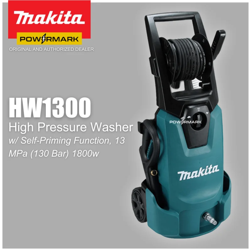 MAKITA HW1300 High Pressure Washer w/ Self-Priming Function 1800W (130 Bar)