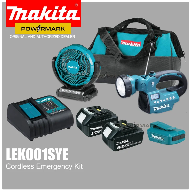 MAKITA LEK001SYE18V LXT LiIon Cordless Emergency Kit