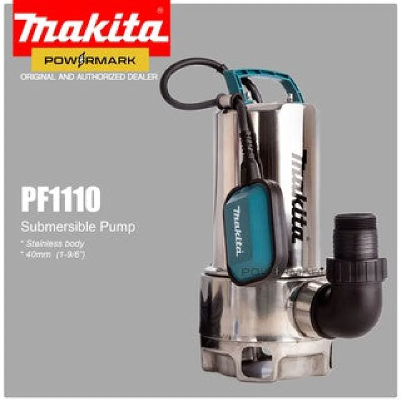 MAKITA PF1110 Submersible Pump Stainless Body 1100W (1-9/16)