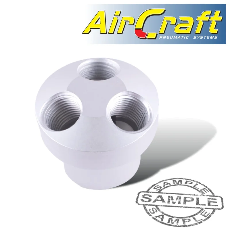 MANIFOLD THREE WAY 1-4′ FEMALE SPLITTER