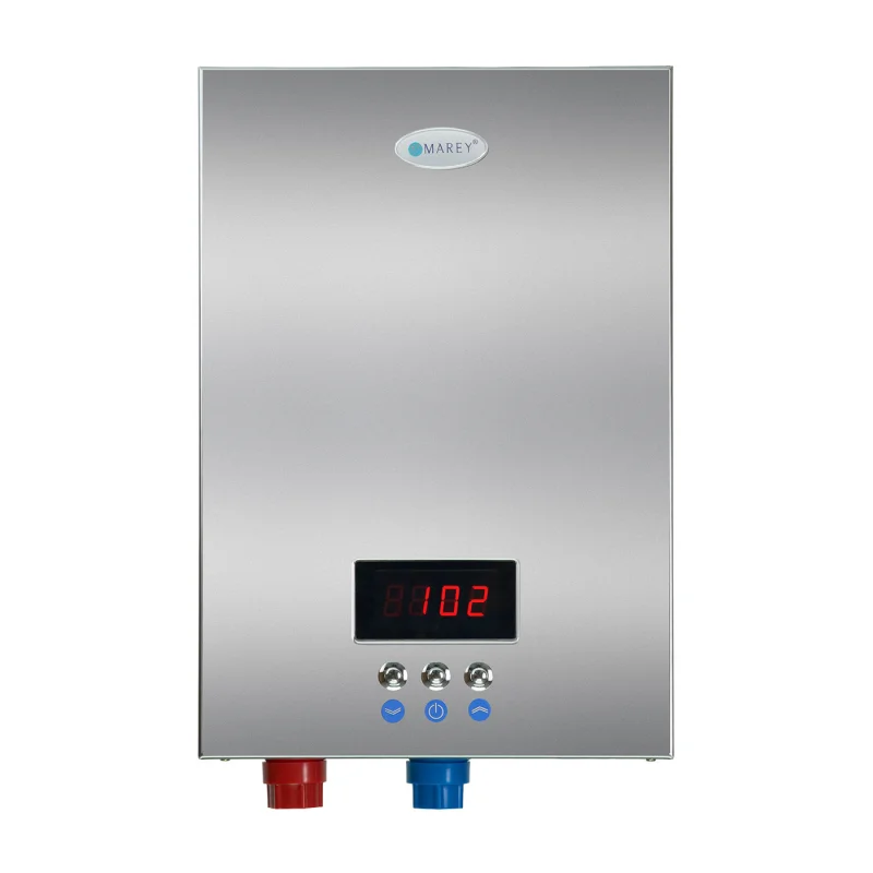 Marey ECO180 -18 kW, 4.4 GPM ETL Certified 220-Volt Self-Modulating Multiple Points Tankless Electric Water Heater