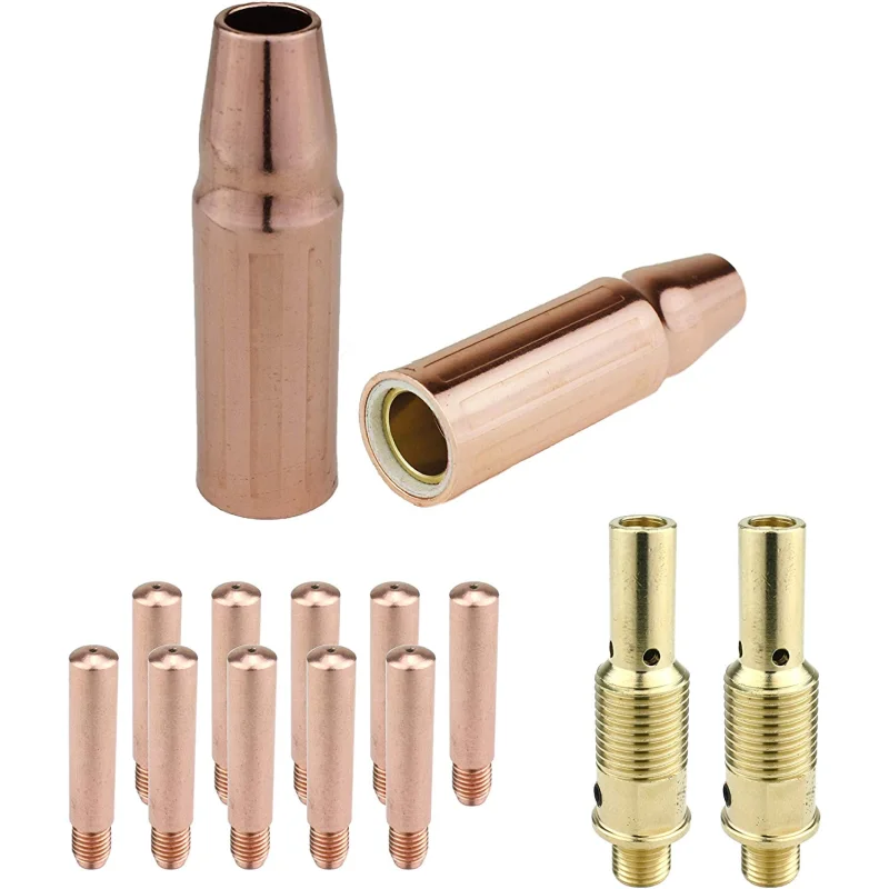 MIG Gun Consumables Kit – Compatible with Lincoln/Magnum 300 & 400 and Tweco #3 & #4-52FN Diffuser – Heavy-Duty Tip – 23 Nozzle