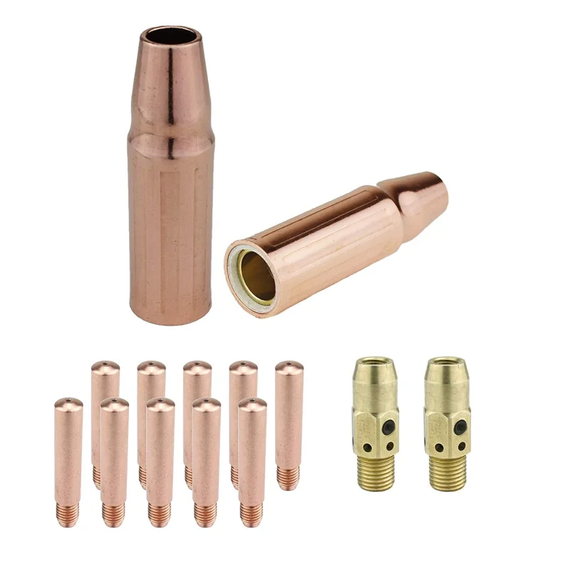 MIG Gun Consumables Kit – Compatible with Lincoln/Magnum 300 & 400 and Tweco #3 & #4-54A Diffuser – Heavy-Duty Tip – 23 Nozzle