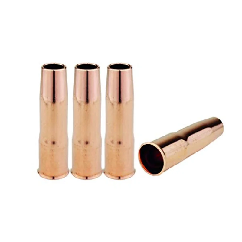 MIG Nozzles – Replacement for Lincoln/Magnum 200 to 400 and Tweco #2 to #4 Guns – Model: 22 – Slip-On – Short Stop